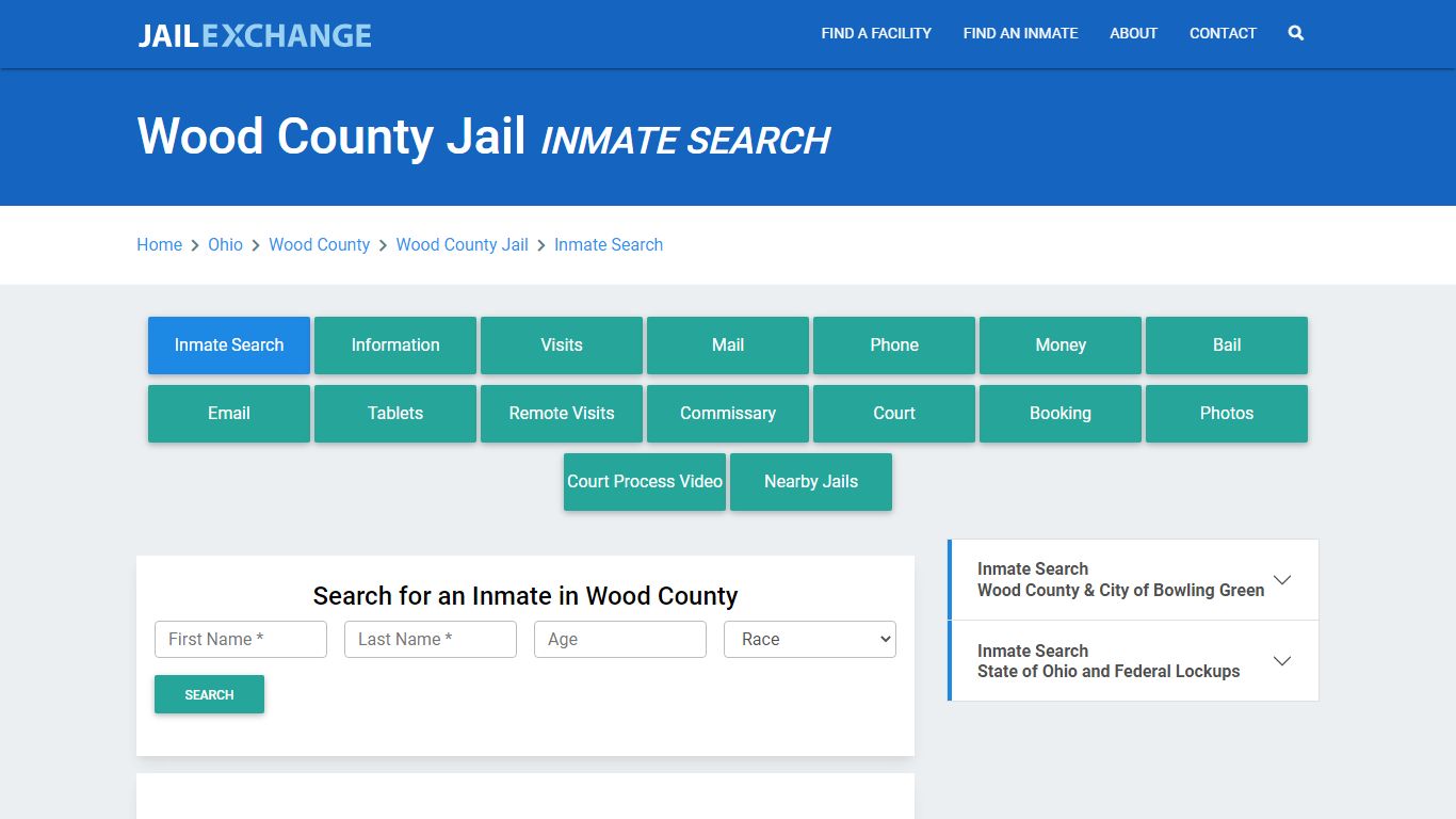 Wood County Jail, OH Inmate Search: Roster & Mugshots