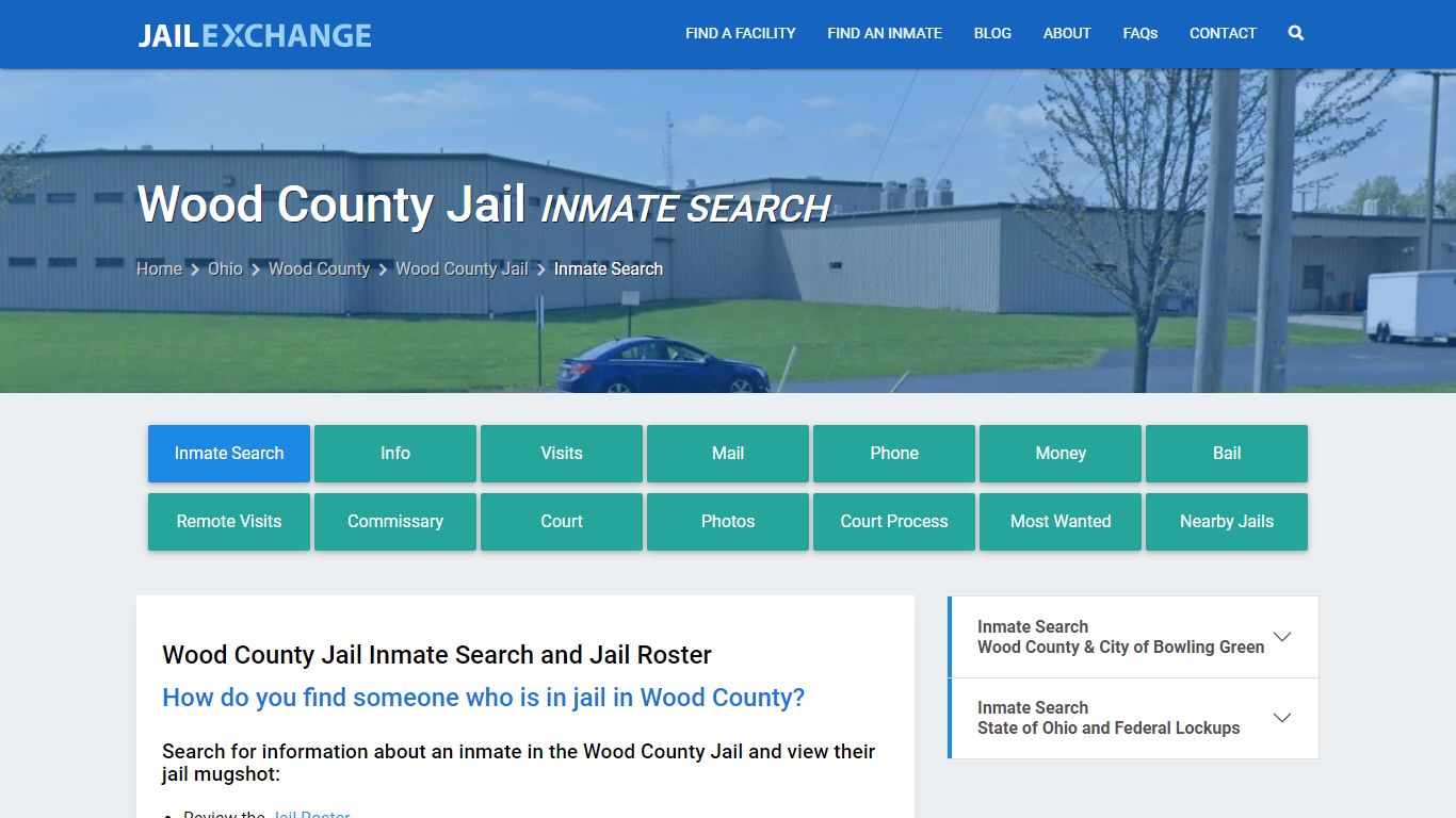 Inmate Search: Roster & Mugshots - Wood County Jail, OH